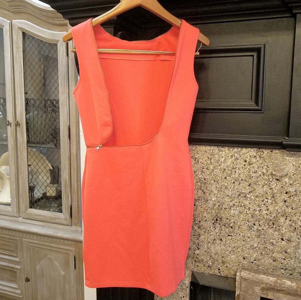 Tangerine Body Central dresd - Picture 2 of 6